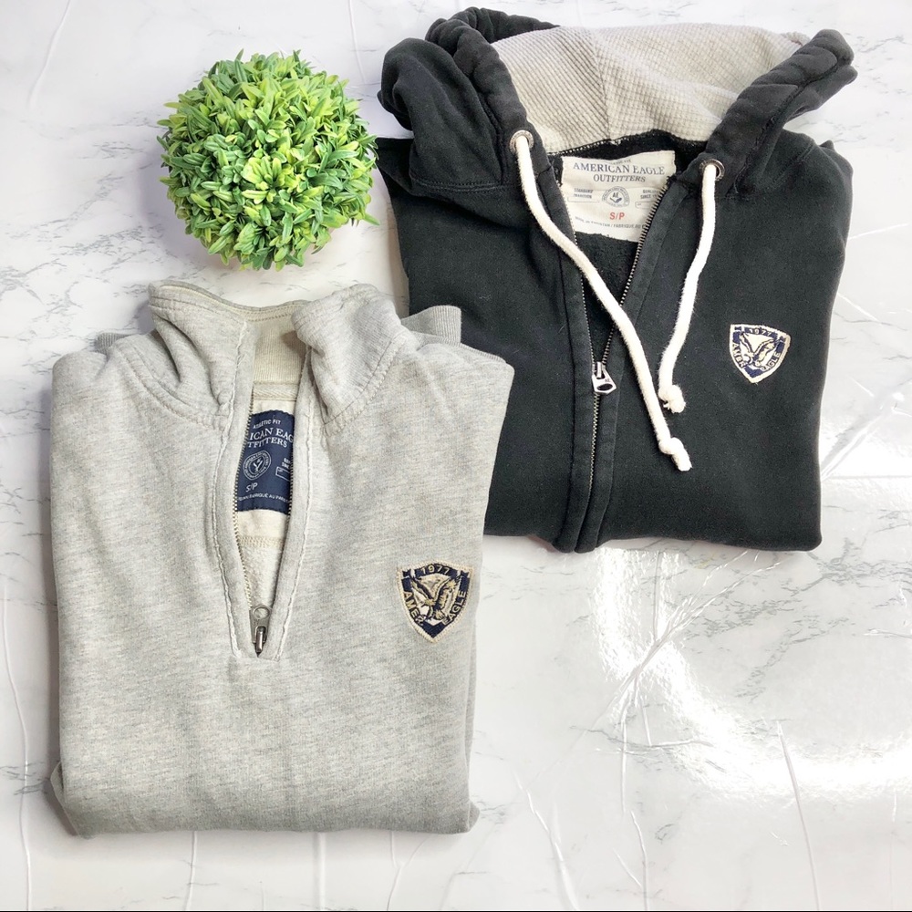 American Eagle full zip hoodie/ pullover bundle